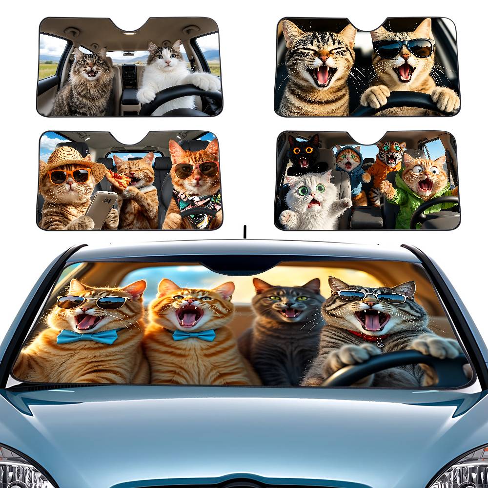 Car Accessories Window - Penutup Kaca Depan Mobil, Pelindung Matahari