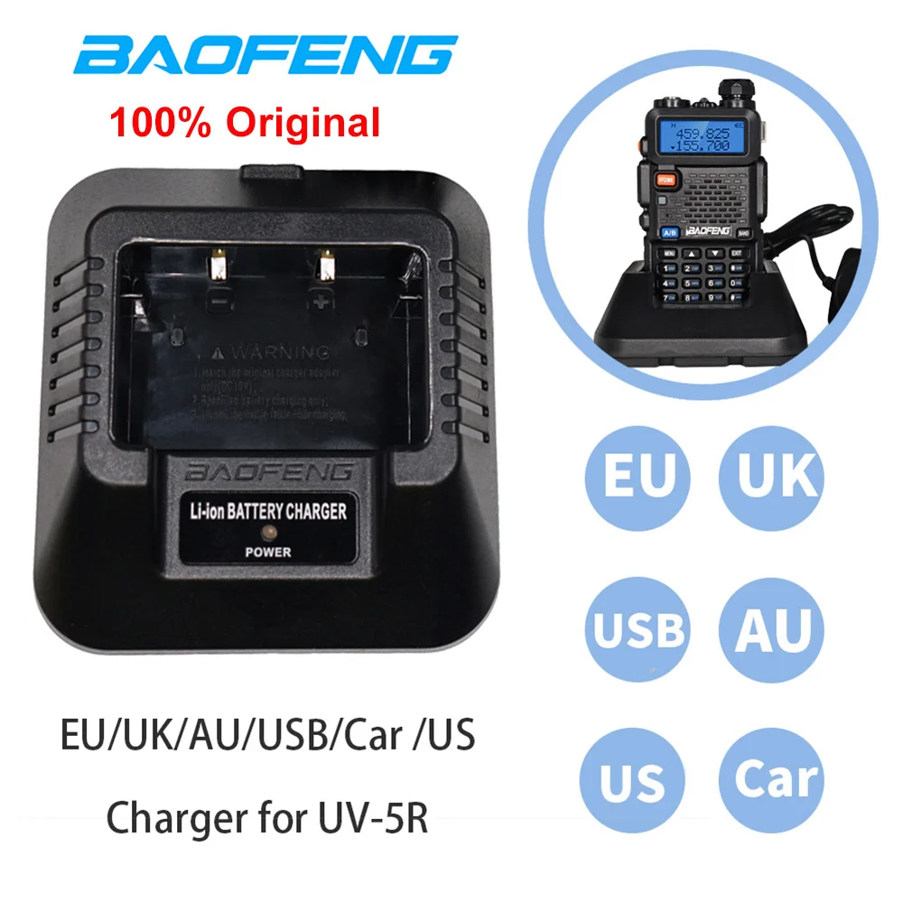 Car Accessories Uk - Pengisi Daya Baterai Mobil/USB/UK/AS/EU Baofeng UV-5R