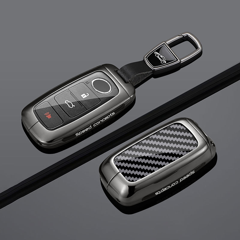 Car Accessories Malaysia - Casing Kunci Mobil Kulit Paduan Seng
