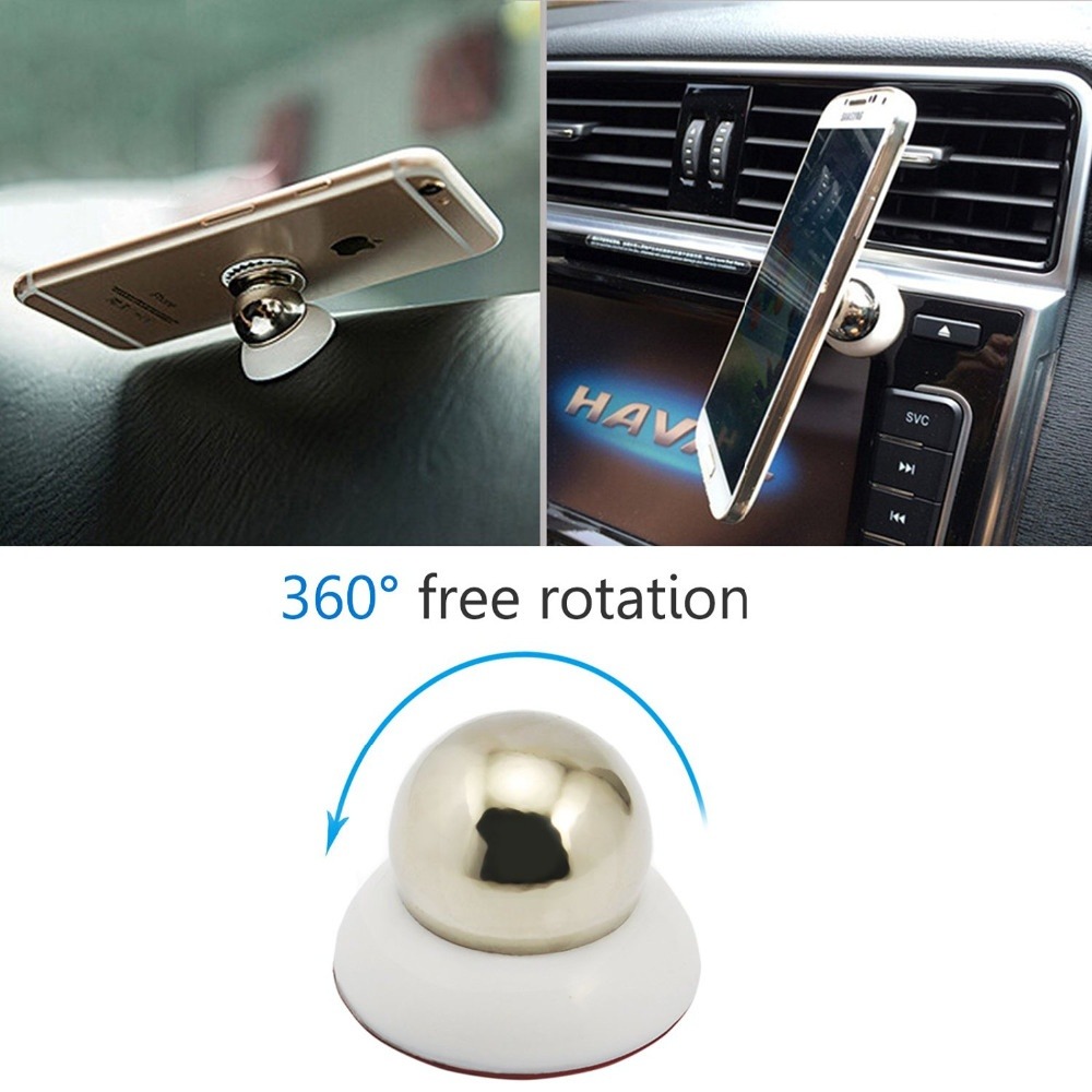 Car Accessories Qc - Aksesori Dudukan Ponsel Mobil Magnetik 360