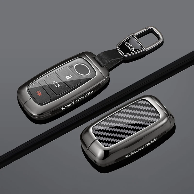 Car Accessories Malaysia - Casing Kunci Mobil Kulit Paduan Seng