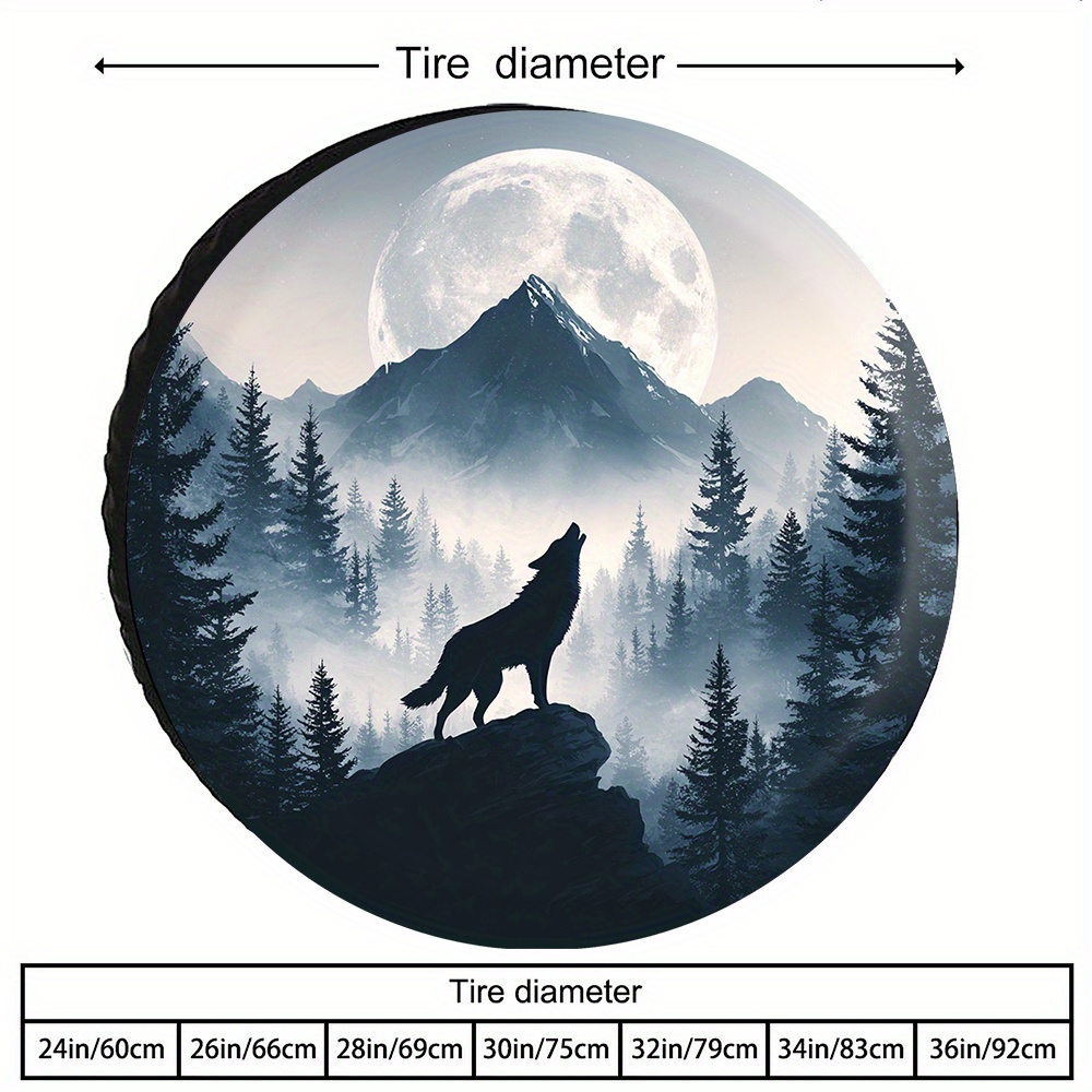 Car Accessories For Camping - Penutup Ban Cadangan The Lone Wolf