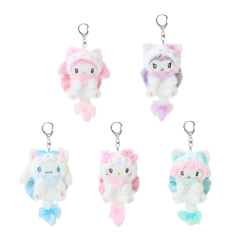 Car Accessories Japan - Kostum Hello Kitty Cream Cat Bowknot