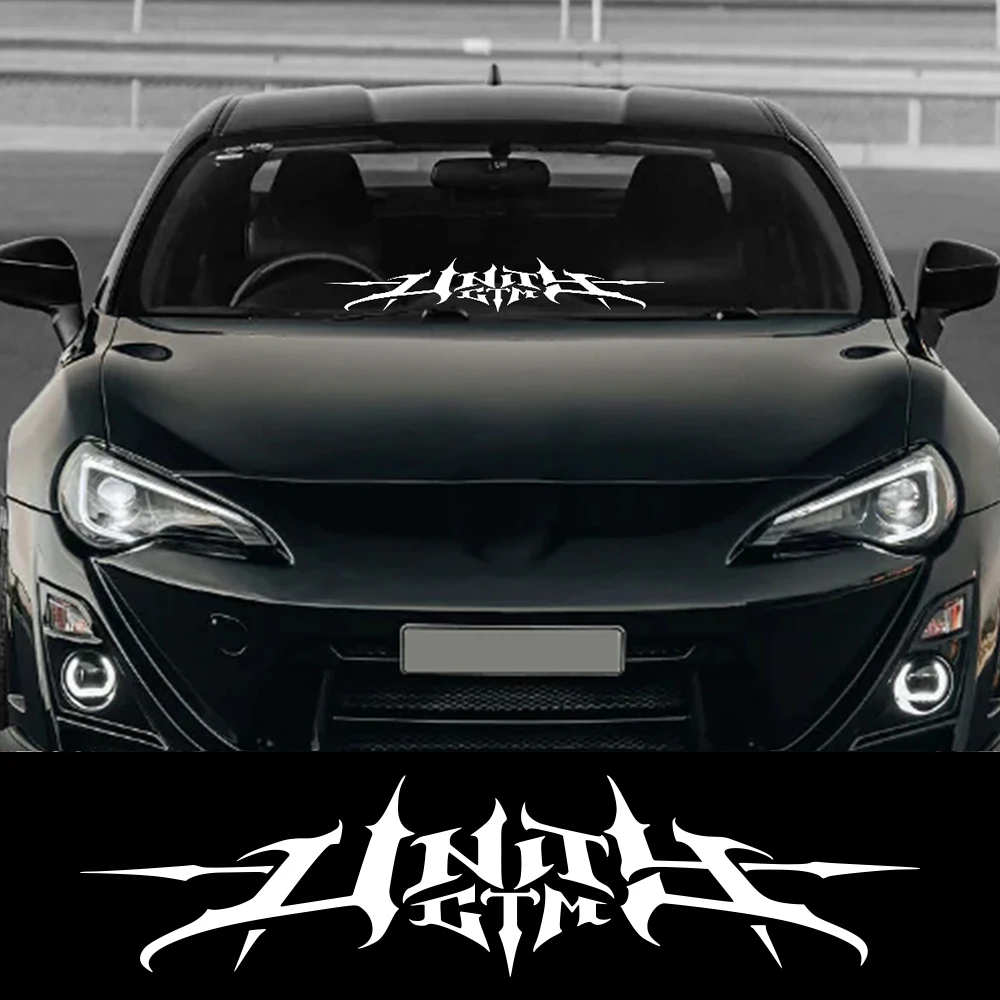 Car Accessories Banner - Stiker spanduk kaca depan mobil GTM,