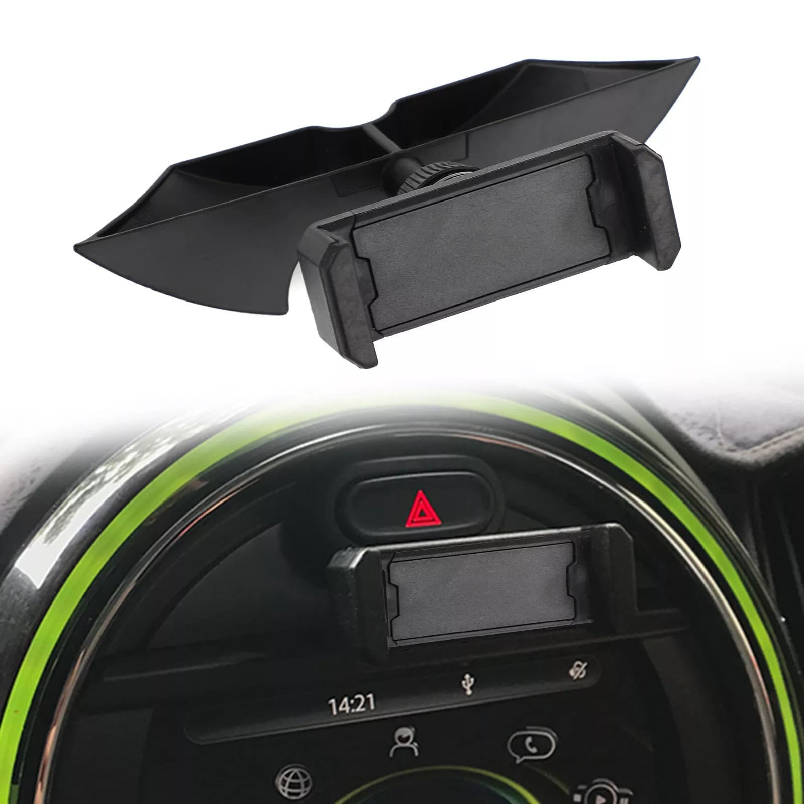Car Accessories Uk - Dudukan Ponsel Dudukan Depan Mobil Logam