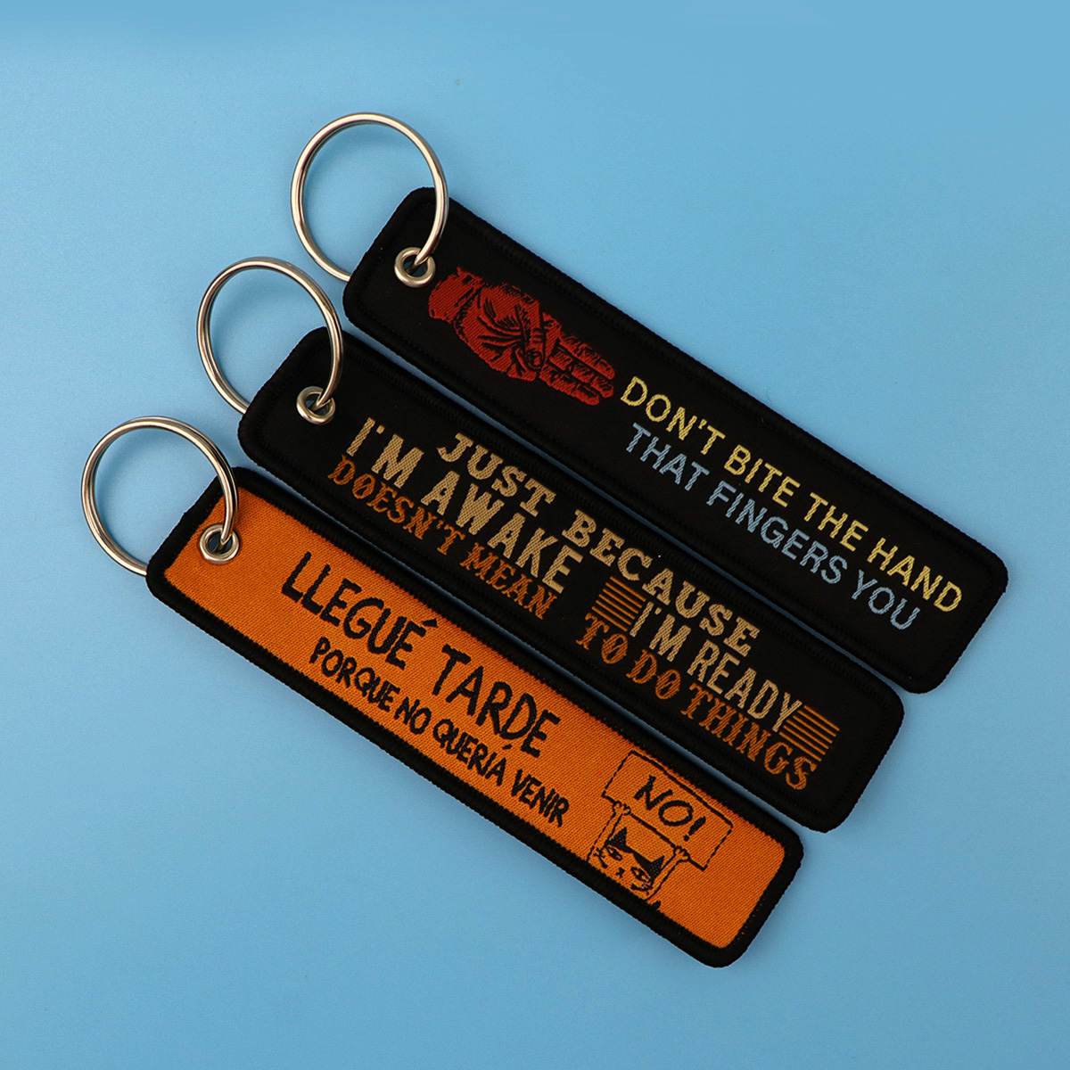 1pcs Gantungan Kunci Bordir Qu - Car Accessories Quotation ulasan dan harga