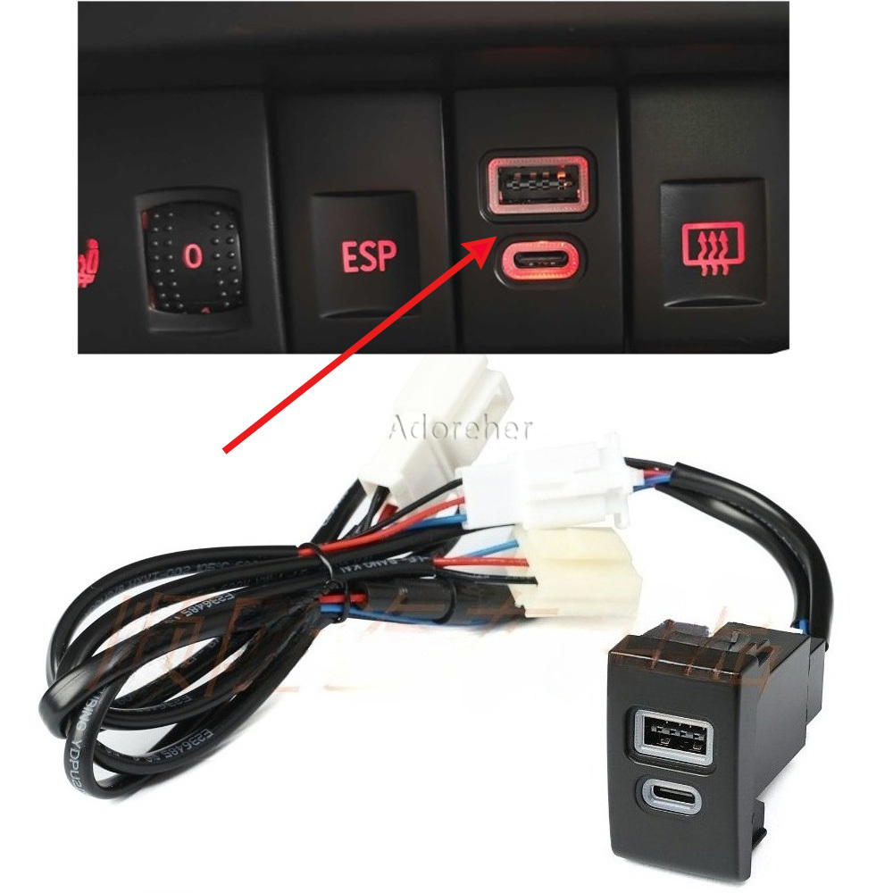 1 PC Soket Pengisi Daya Ponsel - Car Accessories Qc ulasan dan harga