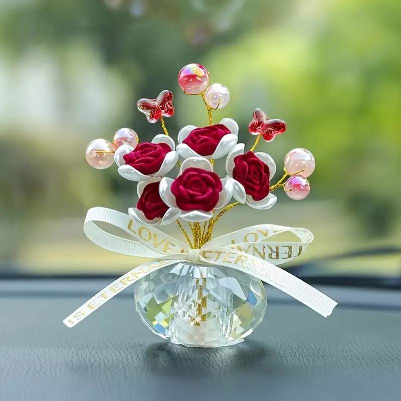 1 buah ornamen dasbor mawar ka - Car Accessories Walmart ulasan dan harga
