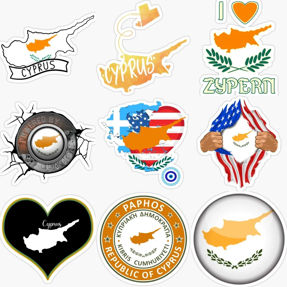 Stiker Aksesori Tahan Air PVC  - Car Accessories Cyprus ulasan dan harga