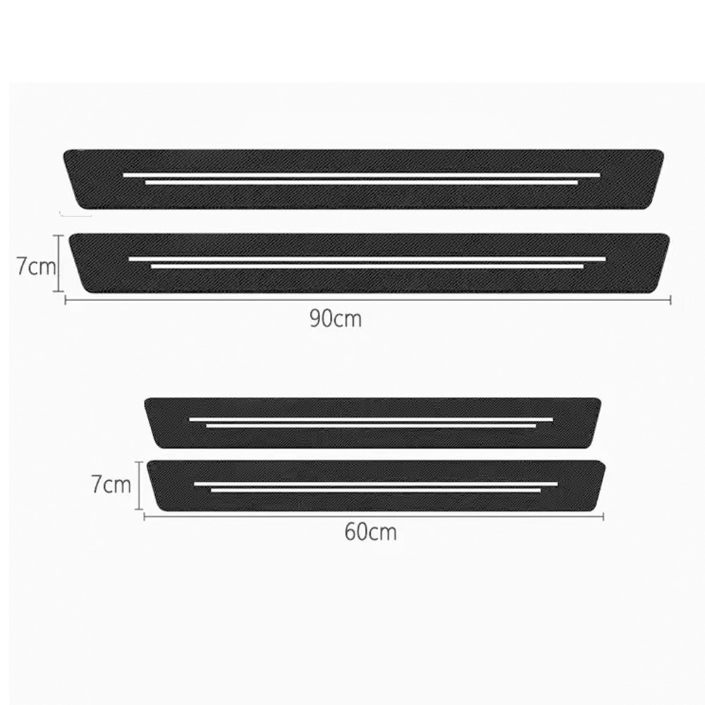 4pcs Stiker Pelindung Ambang P - Bumper Guard Protector ulasan dan harga