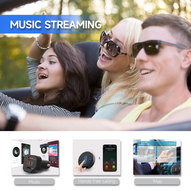C23 Bluetooth 5.1 MP3 Mobil Ni - Car Accessories Qc ulasan dan harga