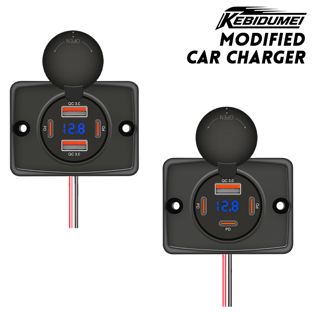 KEBIDUMEI PD + QC 4 Port Pengi - Car Accessories Qc ulasan dan harga