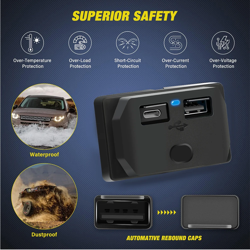 Stopkontak Pengisi Daya Mobil  - Car Accessories Qc ulasan dan harga