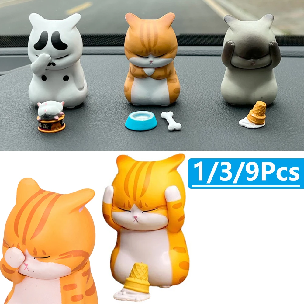 1/9 Kawaii boneka kucing ornam - Car Accessories Walmart ulasan dan harga