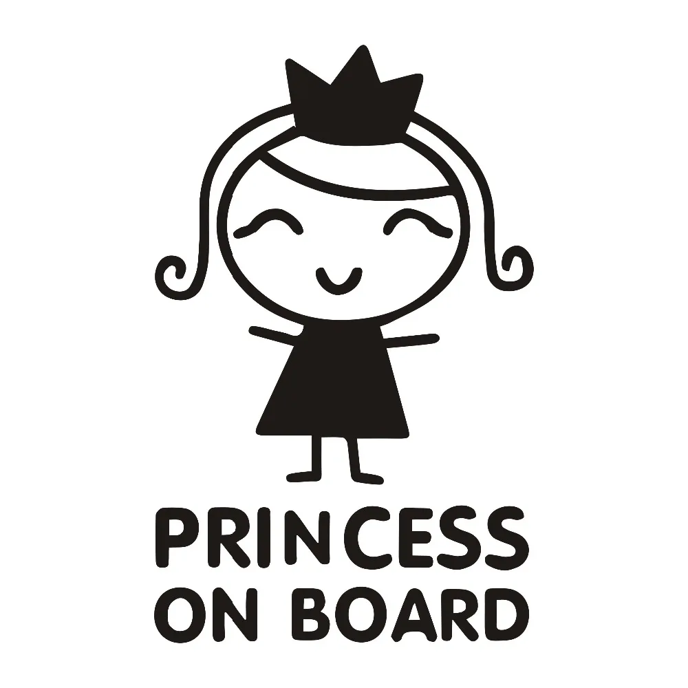 Stiker Mobil Kepribadian Putri - Car Accessories For Baby ulasan dan harga