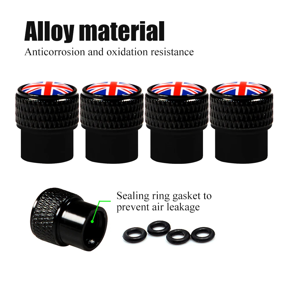 4 Buah/Set Penutup Katup Ban R - Car Accessories Uk ulasan dan harga