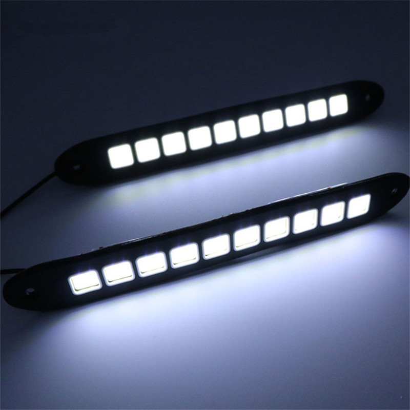 Lampu LED mobil, 1/2 buah DRL  - Car Accessories For Road Trip ulasan dan harga