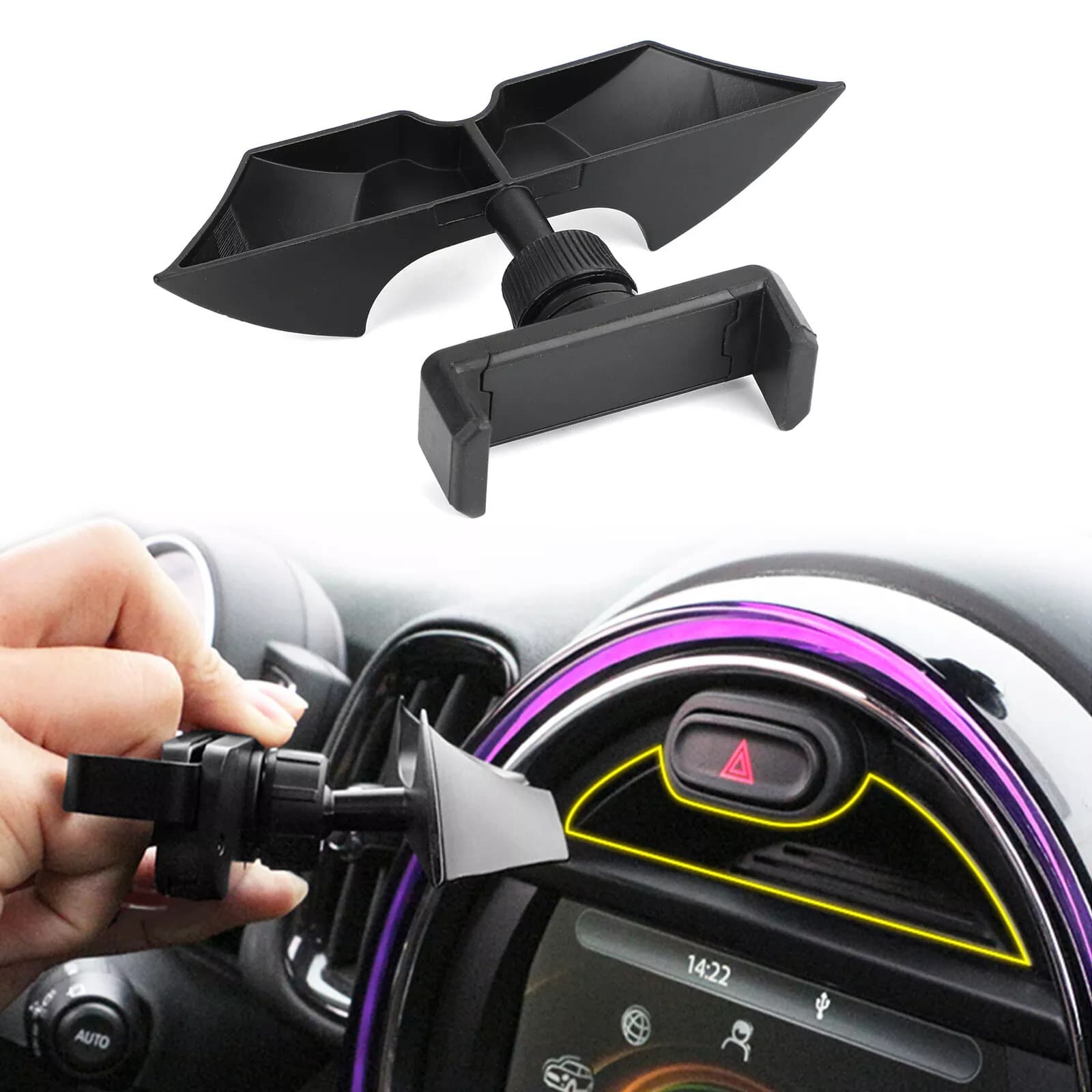 Dudukan Ponsel Dudukan Depan M - Car Accessories Uk ulasan dan harga