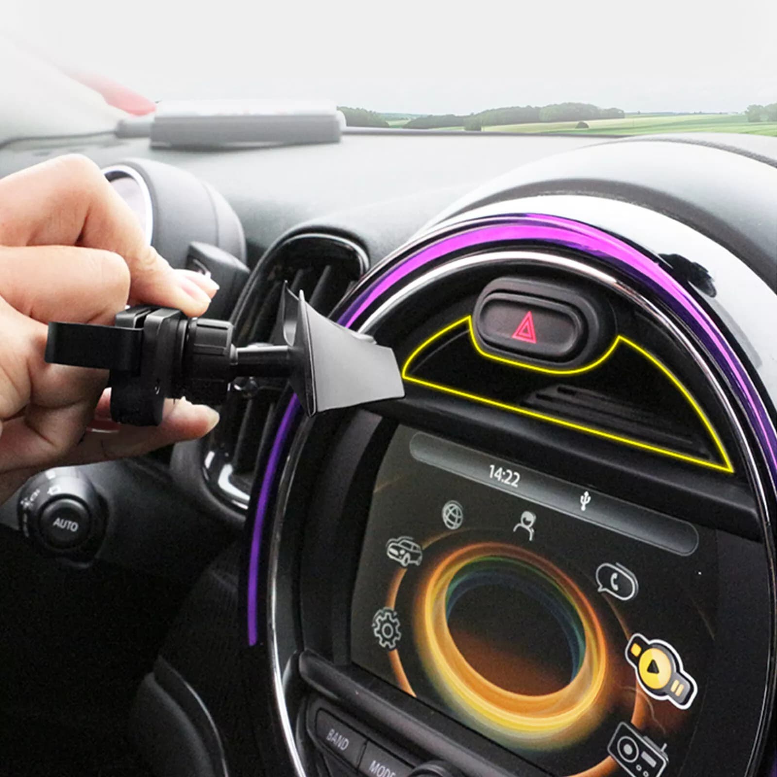 Dudukan Ponsel Dudukan Depan M - Car Accessories Uk ulasan dan harga