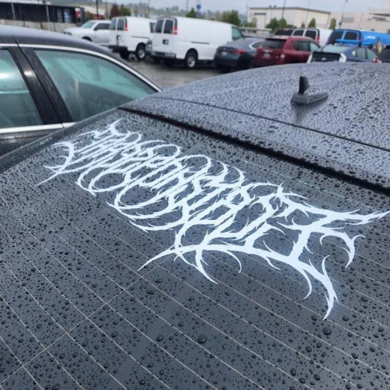 Stiker Mobil Gaya Metal Gelap  - Car Accessories Banner ulasan dan harga