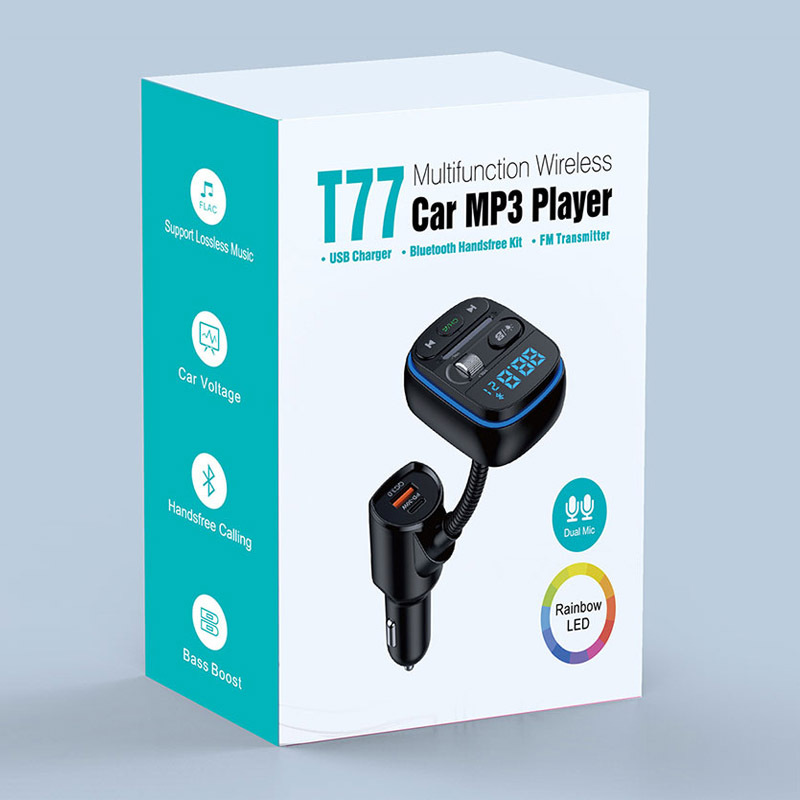 T77 Pemancar FM Bluetooth 5.0  - Car Accessories Qc ulasan dan harga
