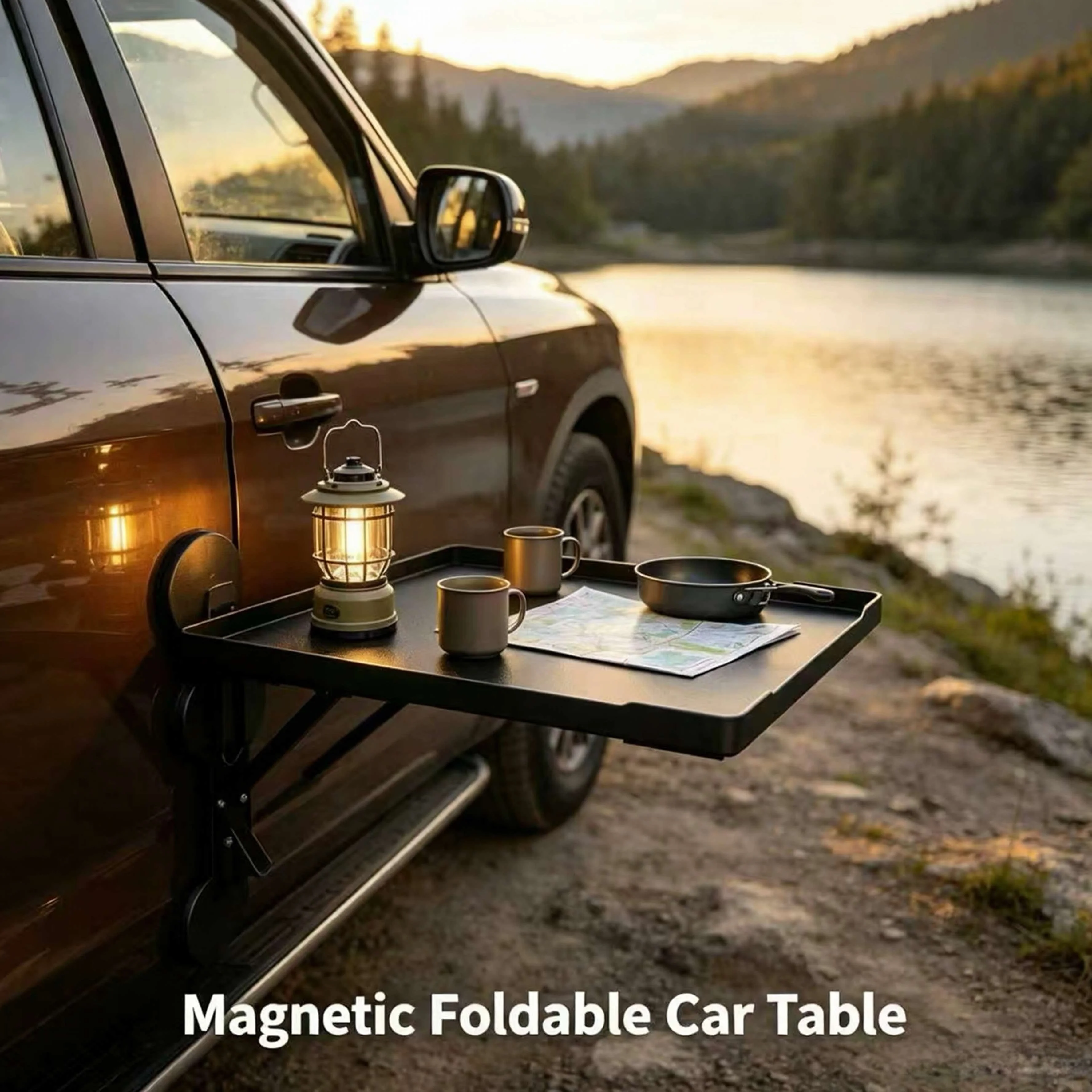 Meja Lipat Portabel untuk Pint - Car Accessories For Road Trip ulasan dan harga