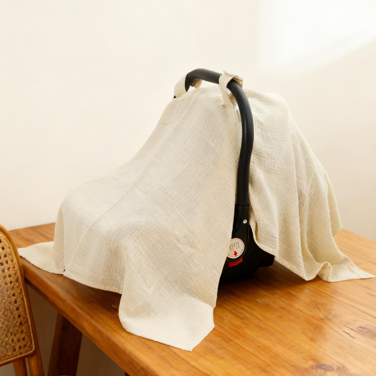 Selimut Bayi Katun Muslin Warn - Car Accessories For Baby ulasan dan harga